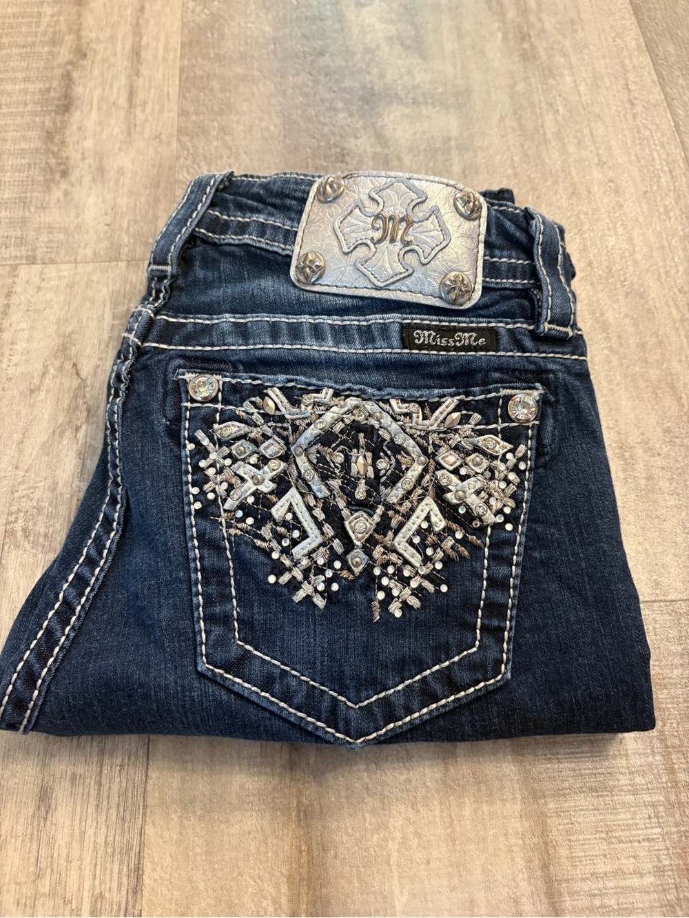 Miss Me Mid Rise Ankle Skinny Jeans Size 27